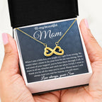 To My Beautiful Mom - I Will Always Need You - Endless Love Necklace - Sentimental Gift for Mom from Son