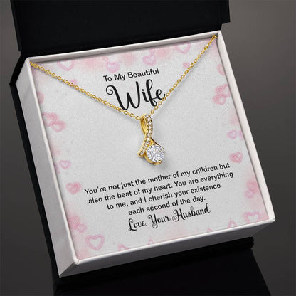 Valentine’s Day Gift for Wife - Emotional Jewelry from Husband for Anniversary Too - Alluring Beauty Necklace