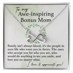 To My Bonus Mom - I Love & Appreciate You - Endless Love Necklace - Best Gift For Bonus Mom
