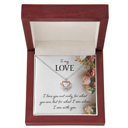 Love Gift for Wife from Husband - Meaningful Jewelry for Valentine’s Day & Special Occasions - Crown Pendant Necklace