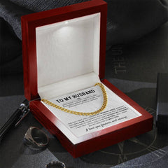 Luxury Cuban Link Chain, Stylish Jewelry Gift for Anniversaries & Special Moments, To My Husband