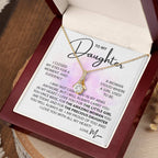Beautiful Gift for Daughter from Mom - I may not carry you in my arms anymore - Alluring Beauty Necklace