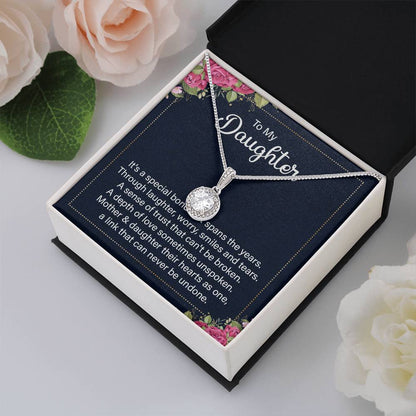 To My Daughter Necklace – Top Gift for Daughter Birthday Graduation – Eternal Hope Necklace