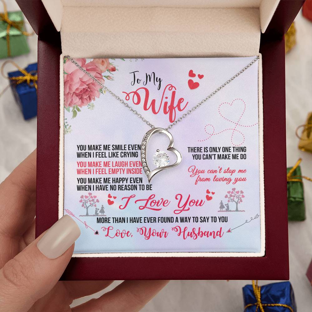 Best Romantic Gift for Wife - Jewelry from Husband - Forever Love Necklace