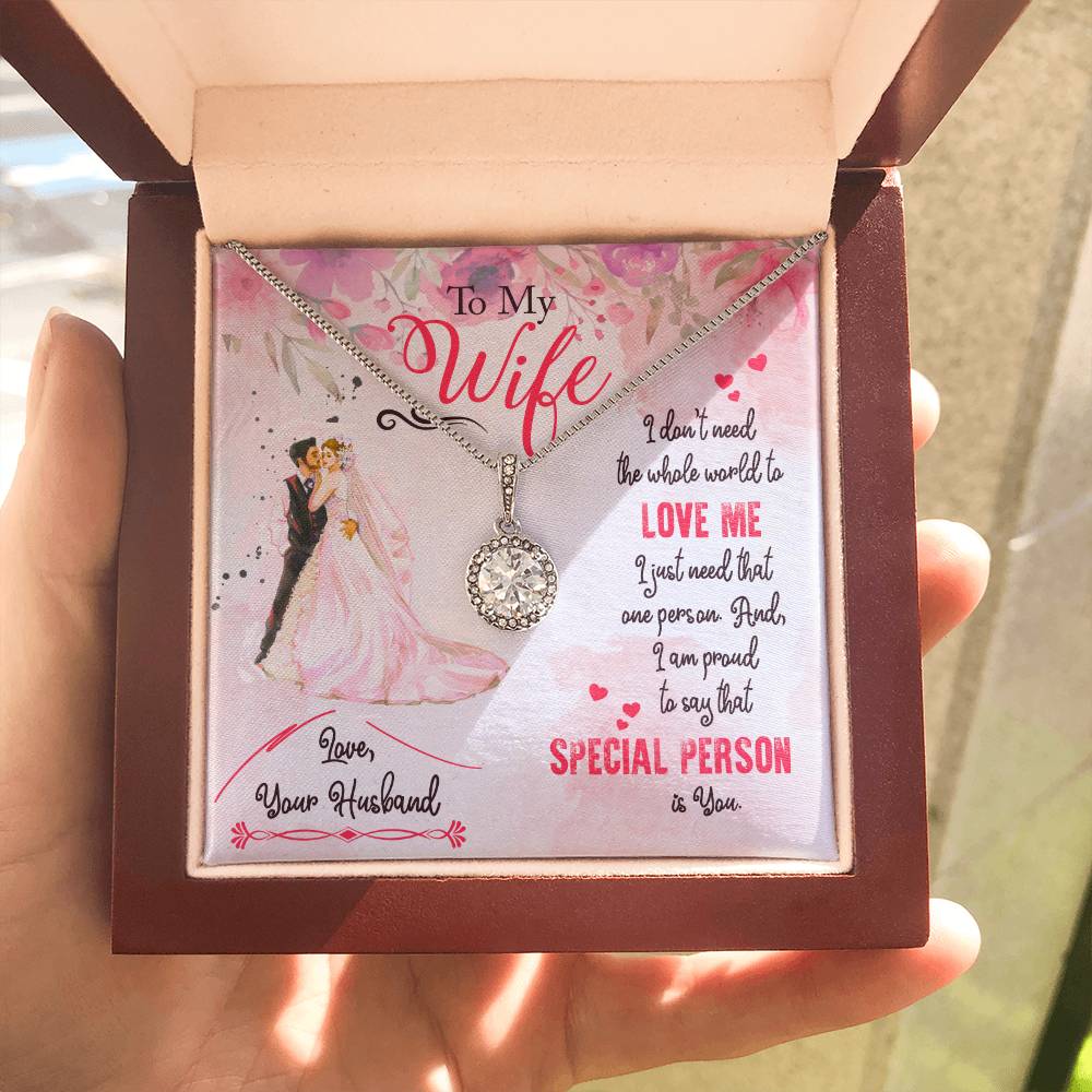 Meaningful Gift for Wife - Heartfelt Jewelry from Husband for Birthday, Anniversary, Valentine’s Day, Christmas - Eternal Hope Necklace