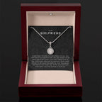 To My Girlfriend Necklace - Romantic Jewelry Gift for Christmas, Valentine’s Day & Surprises - Eternal Hope Necklace