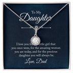 Daughter Gift for Birthday Graduation Achievements from Dad – Eternal Hope Necklace