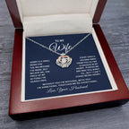 Gift for Wife from Husband - Sentimental Jewelry for Anniversary & Valentine’s Day - Crown Pendant Necklace