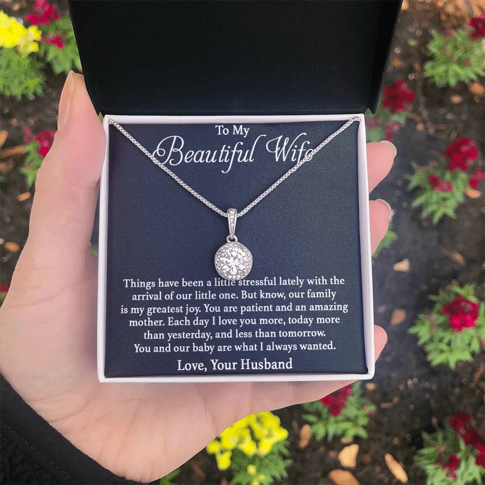Wife Gift from Husband - Meaningful Jewelry for Valentine’s Day & Special Occasions - Eternal Hope Necklace