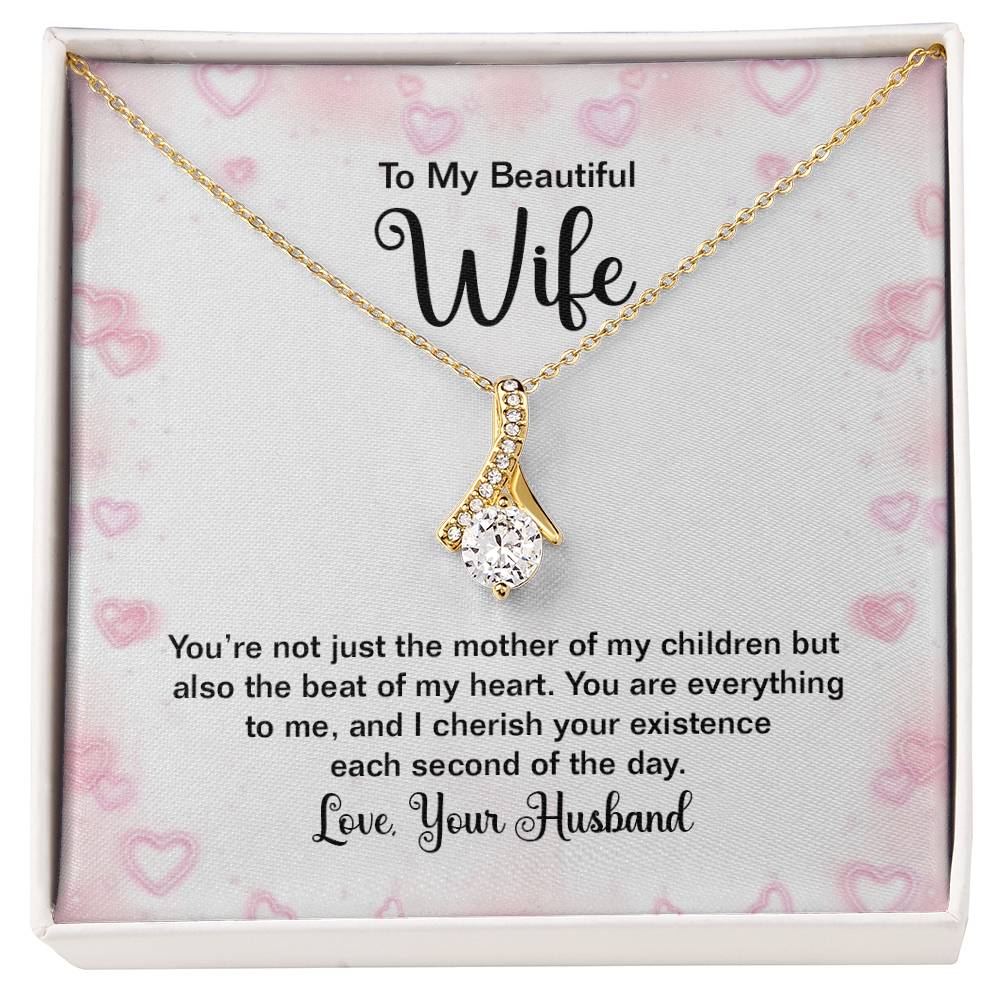 Valentine’s Day Gift for Wife - Emotional Jewelry from Husband for Anniversary Too - Alluring Beauty Necklace