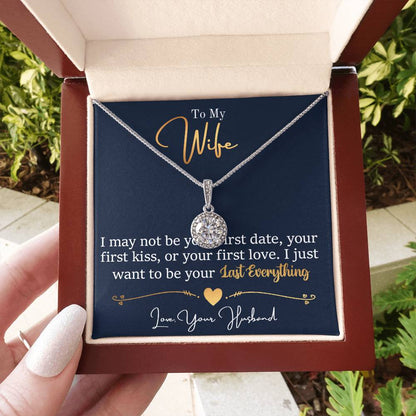 To My Wife Necklace - Romantic Husband to Wife Jewelry for Birthday, Valentine’s Day & Special Celebrations - Eternal Hope Necklace