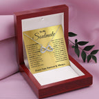 To My Soulmate Necklace - Soulmate Jewelry Gift for Valentine’s Day, Birthday & Romantic Celebrations - Endless Love Necklace