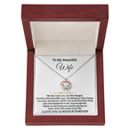 Valentine’s Day Gift for Wife - Emotional Jewelry from Husband for Anniversary Too - Crown Pendant Necklace