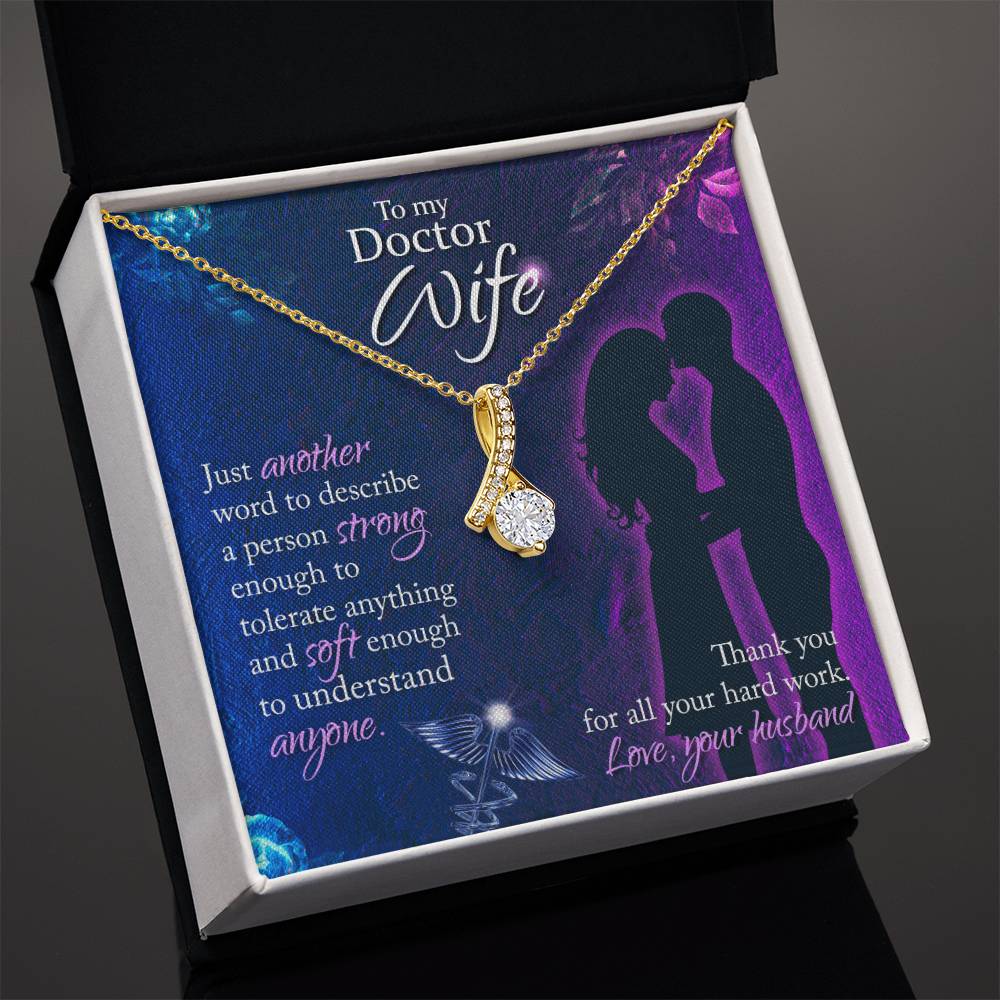 Cute Gift for Doctor Wife from Husband - Romantic Jewelry for Special Occasions - Alluring Beauty Necklace