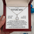 Future Wife Jewelry Gift - Long Lasting Romantic Necklace for Celebrating Love & Upcoming Marriage - Eternal Hope Necklace