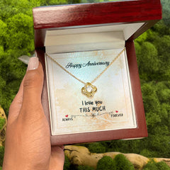 Anniversary Necklace, Elegant Gift for Her, Celebrate Love, Precious Moments & Your Beautiful Story, Happy Anniversary