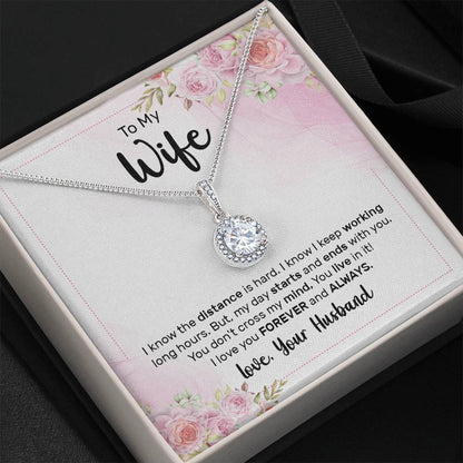 Wife Birthday Gift from Husband - Romantic Jewelry for Valentine’s Day & Anniversaries - Eternal Hope Necklace