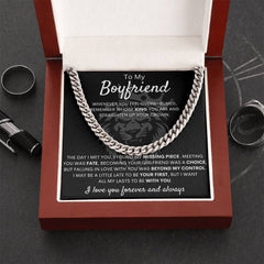 Cuban Link Chain Necklace, Modern Jewelry Gift for Him, Anniversary Keepsake, Bold Men’s Style, To My Boyfriend
