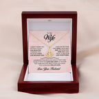 To My Wife Necklace - Emotional Jewelry for Wife from Husband to Celebrate Love on Valentine’s Day & Beyond - Anchor Pendant Necklace