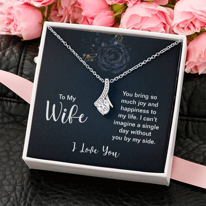 Love Gift for Wife from Husband - Sentimental Jewelry for Valentine’s Day, Anniversary, Birthday & Christmas - Alluring Beauty Necklace