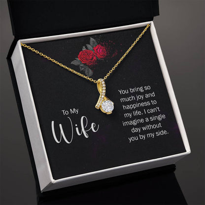 Heartfelt Gift for Wife from Husband - Romantic Jewelry for Special Occasions & Valentine’s Day - Alluring Beauty Necklace