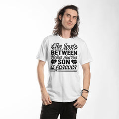 Mother and Son Matching T-Shirt, Heartfelt Mother Son Gifts, Love Forever Tee