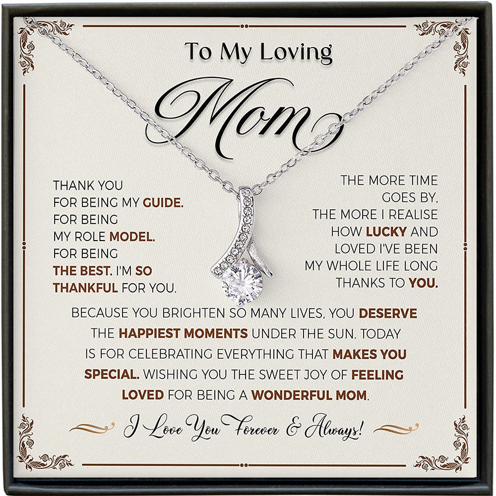 To My Wonderful Mom | Alluring Beauty Necklace
