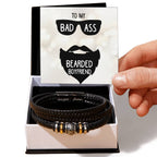 To My Bearded Boyfriend - Love You Forever Bracelet