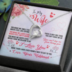 Best Romantic Gift for Wife - Jewelry from Husband - Forever Love Necklace