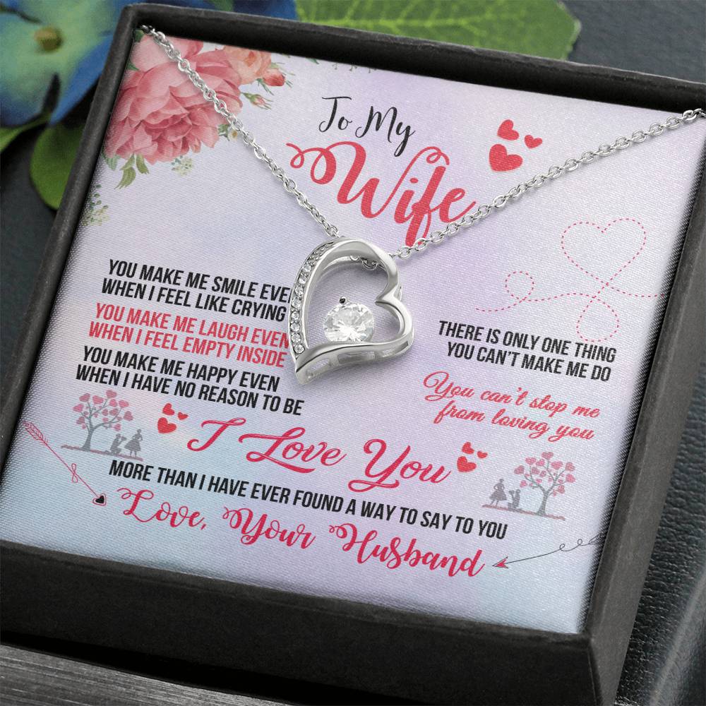 Best Romantic Gift for Wife - Jewelry from Husband - Forever Love Necklace