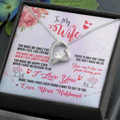 Best Romantic Gift for Wife - Jewelry from Husband - Forever Love Necklace
