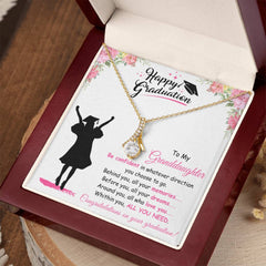 Graduation Necklace, Elegant Gift for Her, Meaningful Graduation Jewelry, Happy Graduation