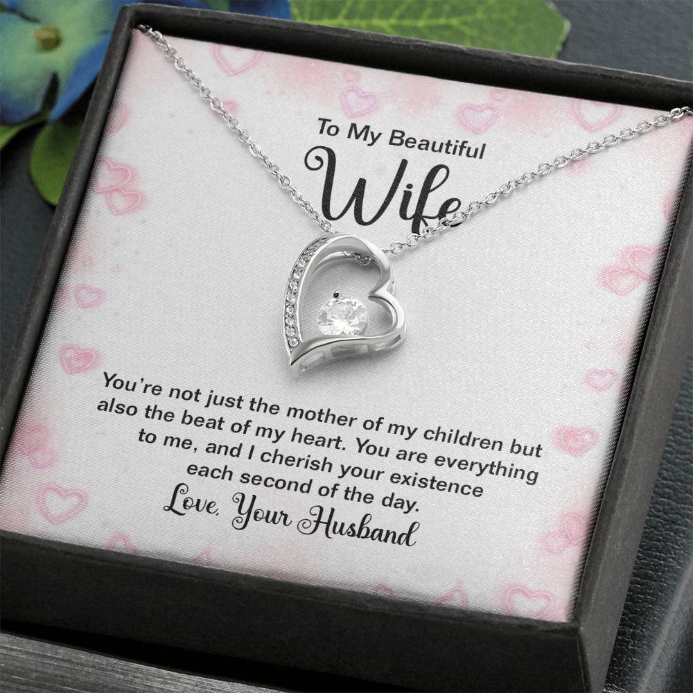 Surprise Gift for Wife - Meaningful Jewelry from Husband for Christmas, Anniversary & Valentine’s Day - Forever Love Necklace