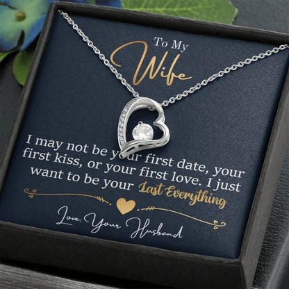 Meaningful Gift for Wife - Heartfelt Jewelry from Husband for Birthday, Anniversary, Valentine’s Day, Christmas - Forever Love Necklace