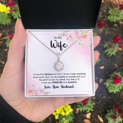 Wife Birthday Gift from Husband - Romantic Jewelry for Valentine’s Day & Anniversaries - Eternal Hope Necklace