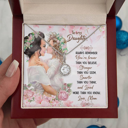 To My Daughter Necklace – Gift for Daughter from Mom – Eternal Hope Necklace