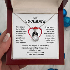 Future Wife Necklace Gift, Romantic Jewelry For Fiancée, Soulmate Pendant, Anniversary Gift For Her, To My Soulmate