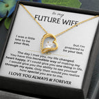 Future Wife Necklace - Romantic Jewelry Gift for Girlfriend for Valentine’s Day, Birthday & Proposal Celebrations - Forever Love Necklace
