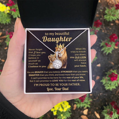 To My Daughter - Never forget that I love you - Eternal Hope Necklace