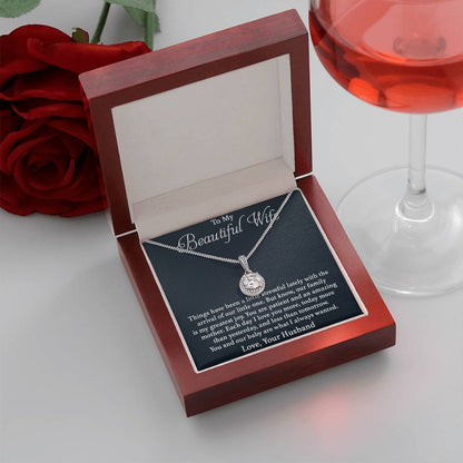 Wife Gift from Husband - Meaningful Jewelry for Valentine’s Day & Special Occasions - Eternal Hope Necklace