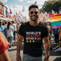 World’s Okayest Brother‑in‑Law T‑Shirt – Funny Unisex Graphic Tee