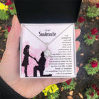 To My Soulmate Necklace - Romantic Soulmate Gift for Her for Christmas & Holiday Gifting - Eternal Hope Necklace