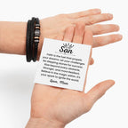 Mom Gift to Son – Birthday, Graduation, Holiday – Love You Forever Bracelet