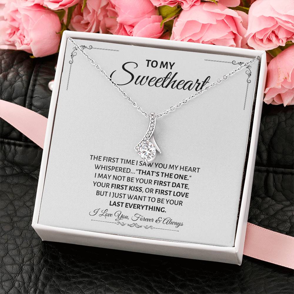 To My Sweetheart Necklace - Gift for Love on Valentine’s Day & Special Days - Alluring Beauty Necklace
