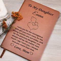 Gifts for Daughter, Daily Journal for Daughter, Inspiring Gift With Encouraging Words, To My Daughter