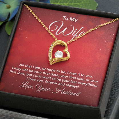 Romantic Love Gift for Wife - Heartfelt Jewelry from Husband - Forever Love Necklace