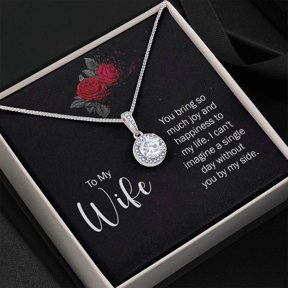 Romantic Gift for Wife from Husband - Meaningful Jewelry for Birthday, Anniversary, Christmas & Valentine’s Day - Eternal Hope Necklace