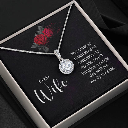 Romantic Gift for Wife from Husband - Meaningful Jewelry for Birthday, Anniversary, Christmas & Valentine’s Day - Eternal Hope Necklace