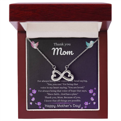 Mother's Day Present for Mom - Endless Love Necklace