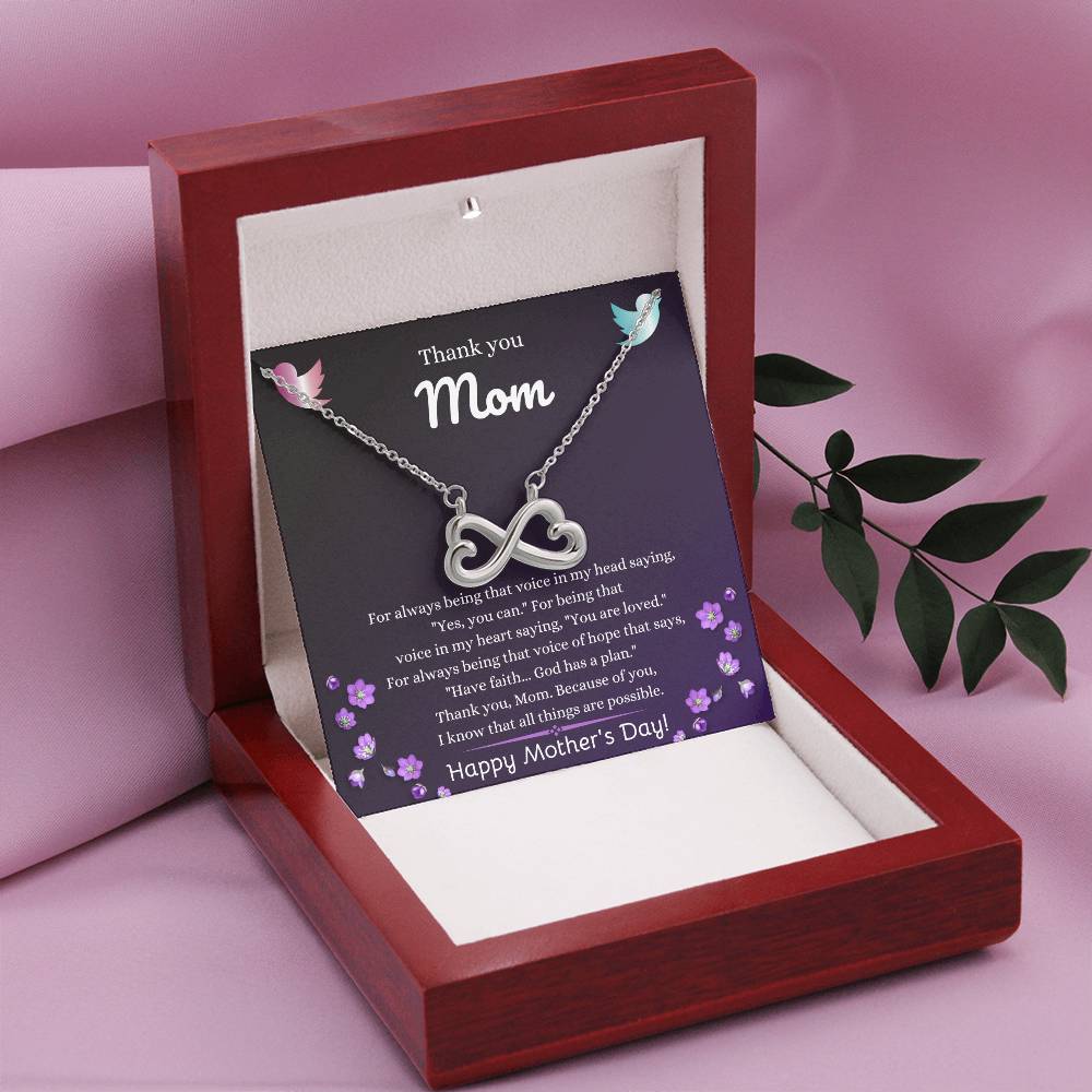 Mother's Day Present for Mom - Endless Love Necklace